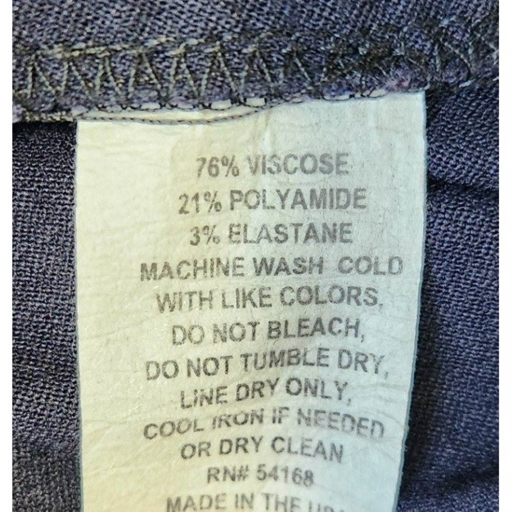Elliott Lauren Spring 26 Control Stretch Cargo Pants Navy Blue Women Size 16 - Picture 9 of 9